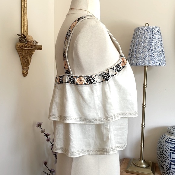 •Madewell• Anita Tank Top Tiered Embroidery - Picture 4 of 8